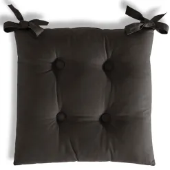 Becquet Galette de chaise carrée - Lot de 2< Décoration Textile Unie|Galette De Chaise, Housse De Chaise