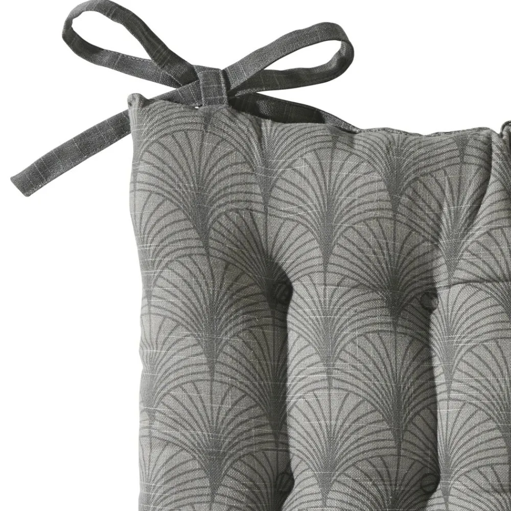 Becquet Galette de chaise carrée motif art déco< Rideau Et Déco Textile|Galette De Chaise, Housse De Chaise