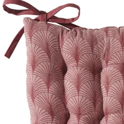 Becquet Galette de chaise carrée motif art déco< Rideau Et Déco Textile|Galette De Chaise, Housse De Chaise