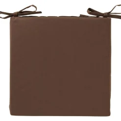 Becquet Galette de chaise enduite carrée spécial extérieur - Lot de 2< Décoration Textile Unie|Galette De Chaise, Housse De Chaise