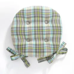 Becquet Galette de chaise ronde - lot de 2< Rideau Et Déco Textile|Décoration Textile Unie