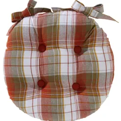 Becquet Galette de chaise ronde - lot de 2< Rideau Et Déco Textile|Décoration Textile Unie