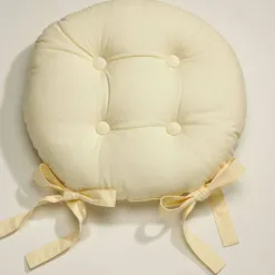 Becquet Galette de chaise ronde - lot de 2< Rideau Et Déco Textile|Décoration Textile Unie