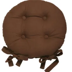 Becquet Galette de chaise ronde - lot de 2< Rideau Et Déco Textile|Décoration Textile Unie