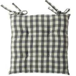 Becquet Galette de chaise vichy – lot de 2< Galette De Chaise, Housse De Chaise|Galette, Housse De Chaise