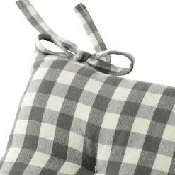 Becquet Galette de chaise vichy – lot de 2< Galette De Chaise, Housse De Chaise|Galette, Housse De Chaise