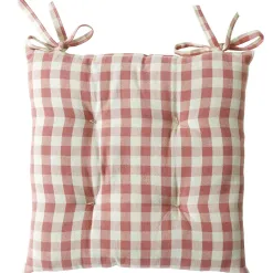 Becquet Galette de chaise vichy – lot de 2< Galette De Chaise, Housse De Chaise|Galette, Housse De Chaise