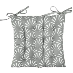 Becquet Galettes de chaise motif palmettes spécial extérieur - Lot de 2< Rideau Et Déco Textile|Galette De Chaise, Housse De Chaise