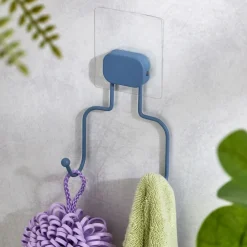 Becquet Gamme accessoires salle de bains en métal bleu vert - COMPACTOR®< Accessoires De Salle De Bain|Idées Salle De Bain