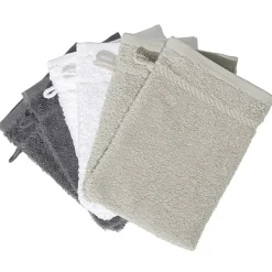 Becquet Gants de toilette unis - Lot de 6< Serviette De Bain Unie|Peignoir De Bain Adulte