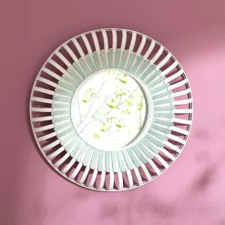 Becquet Grand miroir rond en bambou< Décoration Murale|Décoration