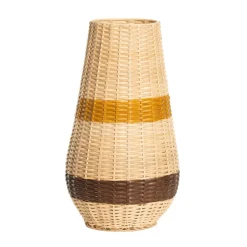 Becquet Grand vase déco en bambou tressé< Vase, Cache-Pot|Décoration