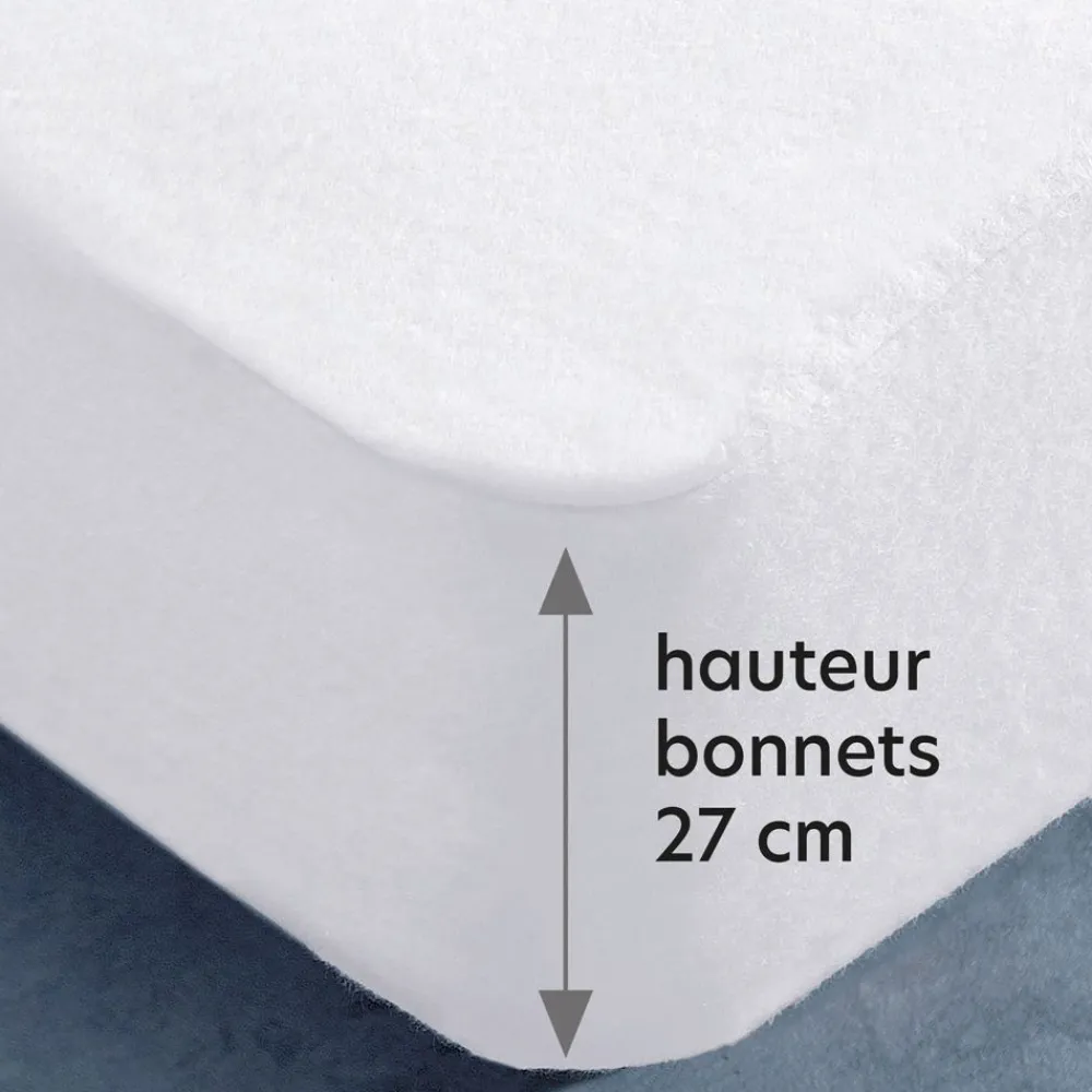 Becquet Housse alèse Bi-ome - MOLLETON TRÈS ÉPAIS - TRIPLE PROTECTION< Protection Literie|Protections Literie