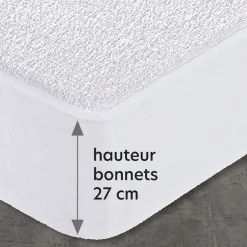 Becquet Housse alèse bouclette IMPERMEABLE STANDARD< Protection Literie|Protections Literie