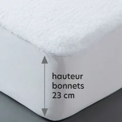 Becquet Housse alèse Bouclette Microfibre - ULTRA DOUX - CONFORT SEC< Protection Literie|Protections Literie