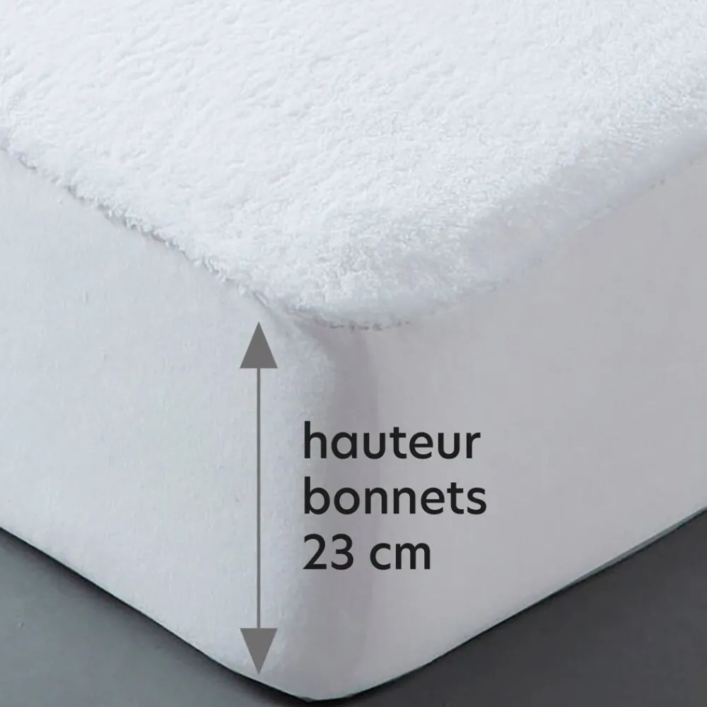 Becquet Housse alèse Bouclette Microfibre - ULTRA DOUX - CONFORT SEC< Protection Literie|Protections Literie