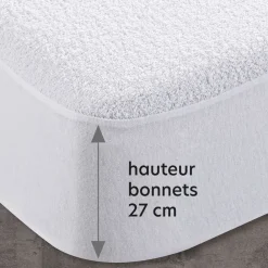 Becquet Housse alèse Bouclette Proneem ANTIACARIEN - IMPERMÉABLE - ULTRA-RESPIRANT< Les Matières|Protection Literie