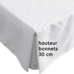 Becquet Housse CACHE-SOMMIER à volants< Protection Literie|Protections Literie