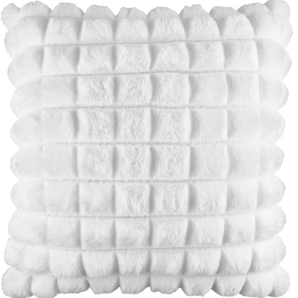 Becquet Housse coussin et coussin polochon imitation fourrure matelassée< Rideau Et Déco Textile|Coussin, Housse De Coussin