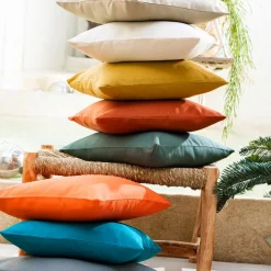 Becquet Housse de coussin d'extérieur< Rideau Et Déco Textile|Décoration Textile Unie