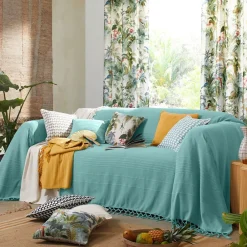Becquet Housse de coussin imprimé exotique< Coussin, Housse De Coussin|Les Matières