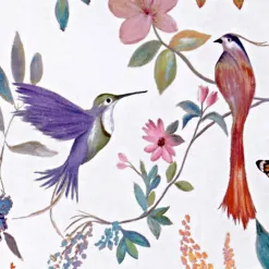 Becquet Housse de table à repasser ou nappe de repassage 5 épaisseurs motif fleurs et oiseaux - CRÉATION< Entretien Du Linge Et Repassage