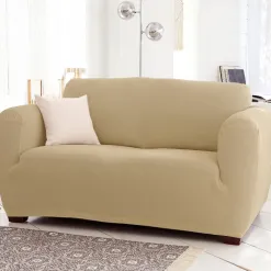 Becquet Housse fauteuil et canapé extensible universelle< Décoration Textile Unie|Housse De Canapé, Housse De Fauteuil