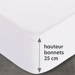 Becquet Housse jersey - Imperméable - Respirante - Petit prix< Protection Literie|Protections Literie