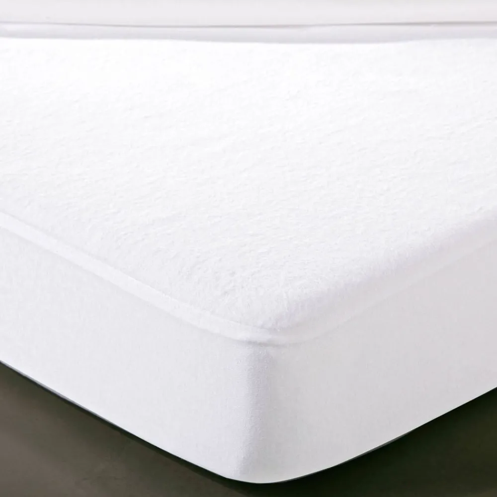 Becquet Housse matelas en molleton coton Bio - imperméable- respirante - 170 g/m²< Les Matières