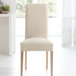 Becquet Housses de chaise bi-extensibles - Lot de 2< Décoration Textile Unie|Galette De Chaise, Housse De Chaise