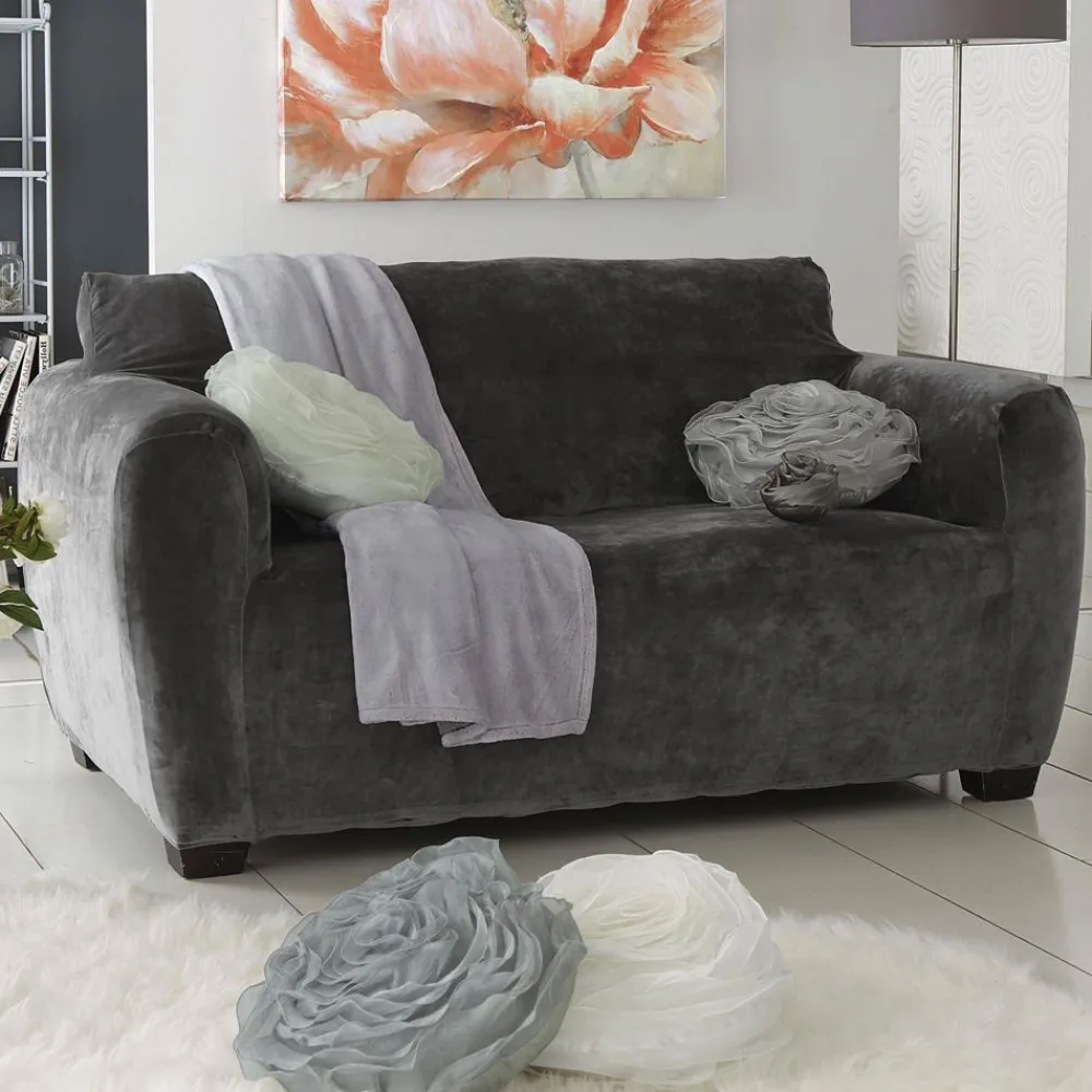 Becquet Housses fauteuil et canapé bi-extensibles en microfibre< Rideau Et Déco Textile|Décoration Textile Unie