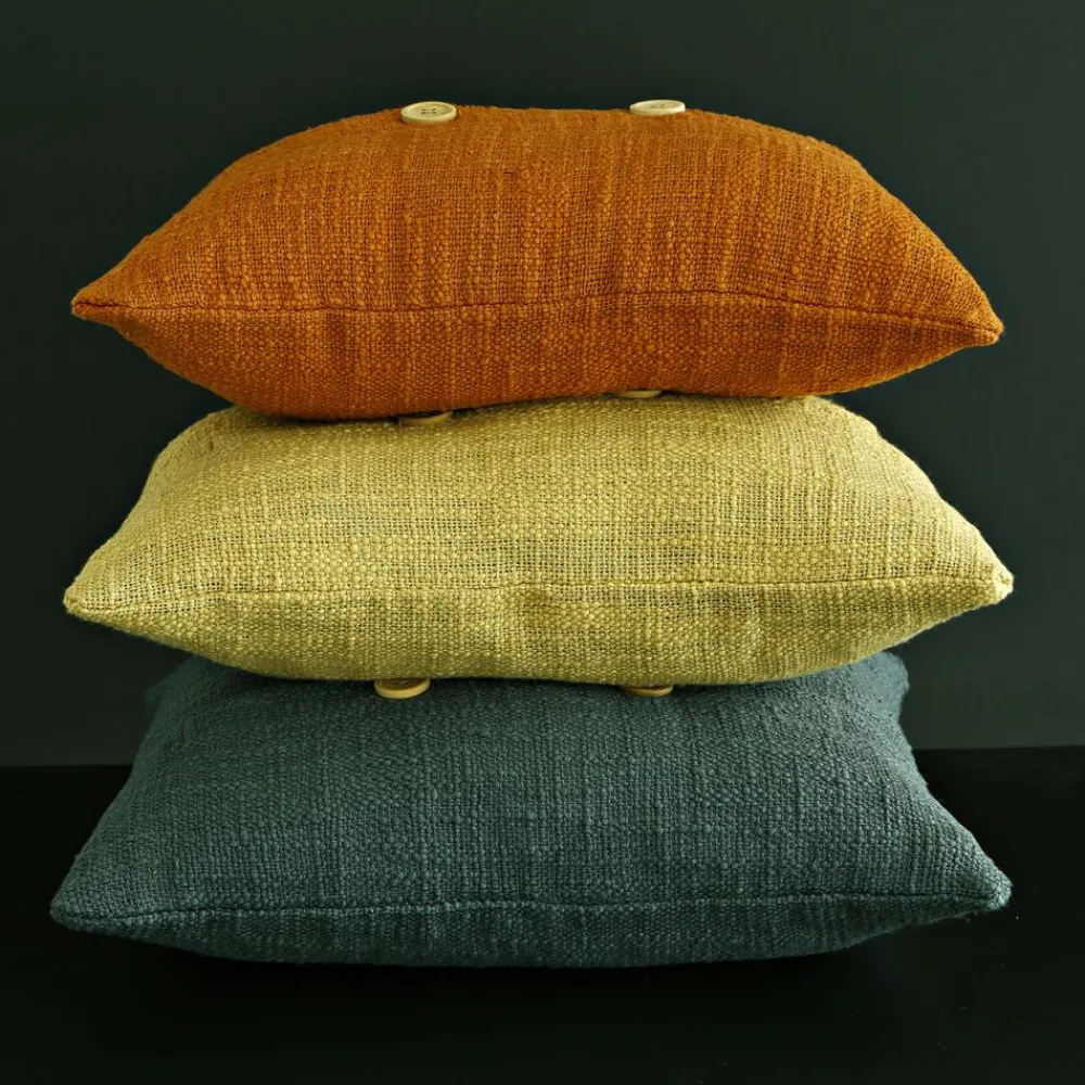Becquet Jeté uni tissage relief - CRÉATION< Rideau Et Déco Textile|Décoration Textile Unie