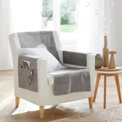 Becquet Jeté universel en velours ras - CRÉATION< Rideau Et Déco Textile|Jeté De Canapé, Jeté De Fauteuil