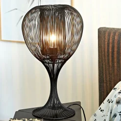 Becquet Lampe à poser en métal filaire< Luminaire|Décoration