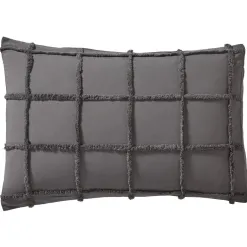Becquet Linge de lit à carreaux tuftés - CRÉATION< Housse De Couette