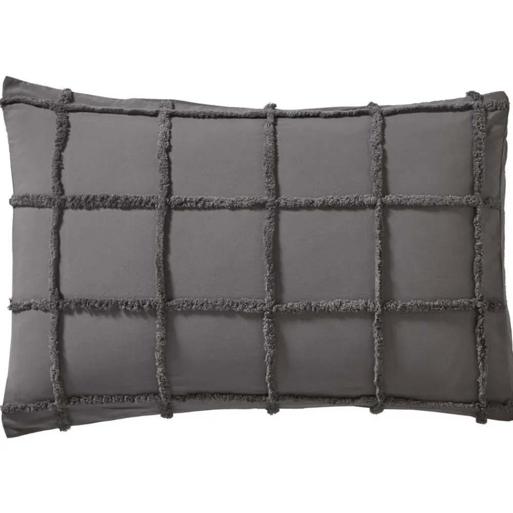 Becquet Linge de lit à carreaux tuftés - CRÉATION< Housse De Couette|Linge De Lit Fantaisie, Linge De Lit Brodé