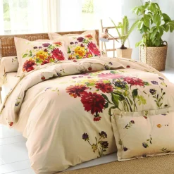 Becquet Linge de lit à fleurs< Housse De Couette