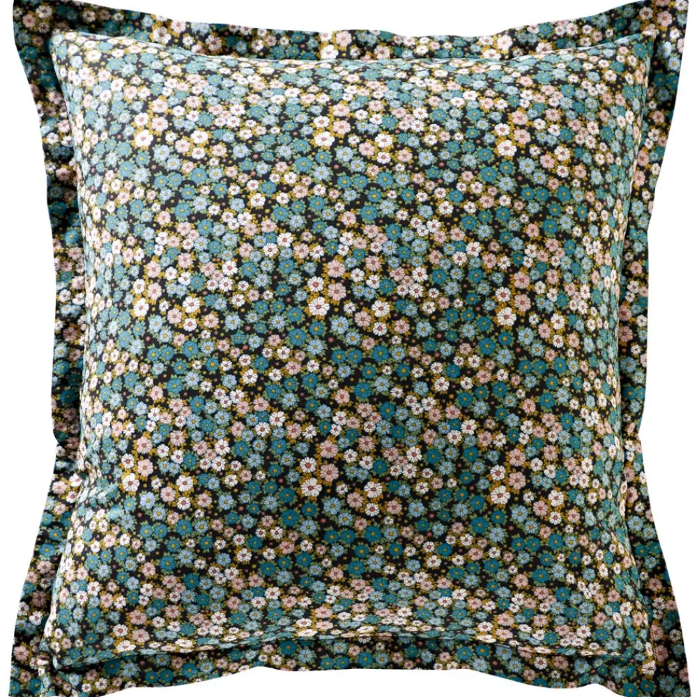 Becquet Linge de lit à fleurs colorées - CRÉATION< Les Matières