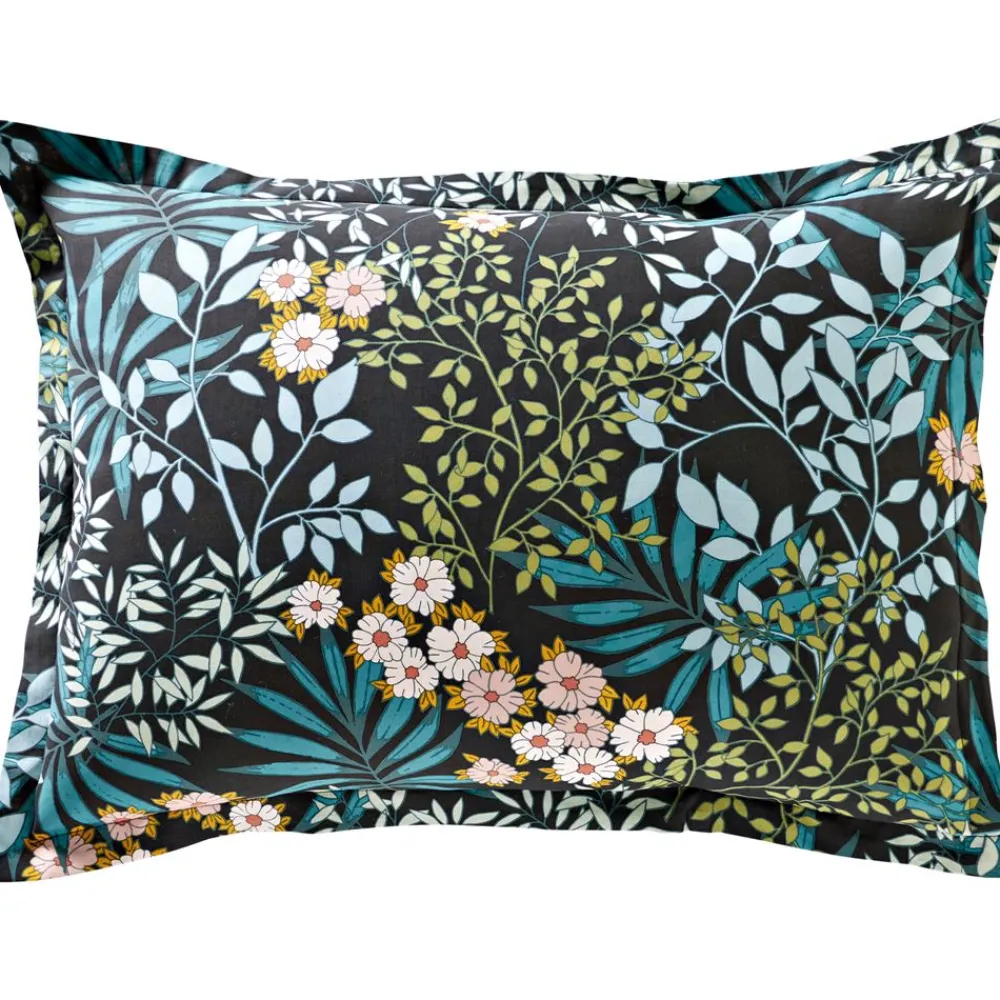 Becquet Linge de lit à fleurs colorées - CRÉATION< Les Matières