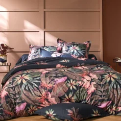 Becquet Linge de lit à grandes fleurs - CRÉATION< Les Matières|Housse De Couette