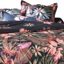 Becquet Linge de lit à grandes fleurs - CRÉATION< Les Matières|Housse De Couette