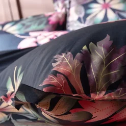 Becquet Linge de lit à grandes fleurs - CRÉATION< Les Matières|Housse De Couette