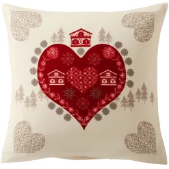Becquet Linge de lit à motifs cœurs< Les Matières|Housse De Couette