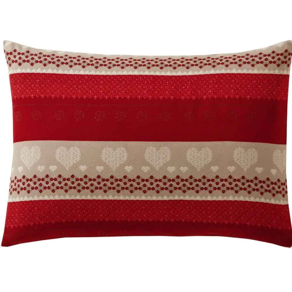 Becquet Linge de lit à motifs cœurs< Les Matières|Housse De Couette