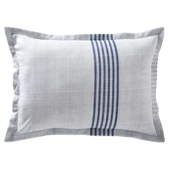 Becquet Linge de lit à rayures bleues et blanches - CRÉATION<Enfant Linge De Lit Ado, Housse De Couette|Les Matières