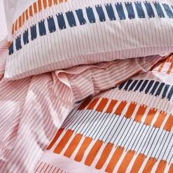 Becquet Linge de lit à rayures colorées - CRÉATION< Les Matières|Housse De Couette