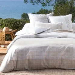Becquet Linge de lit à rayures verticales et horizontales< Housse De Couette|Linge De Lit Fantaisie, Linge De Lit Brodé