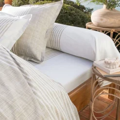 Becquet Linge de lit à rayures verticales et horizontales< Housse De Couette|Linge De Lit Fantaisie, Linge De Lit Brodé