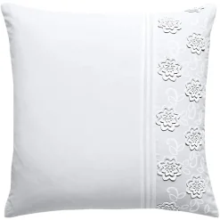 Becquet Linge de lit brodé fleurs - CRÉATION< Les Matières|Housse De Couette