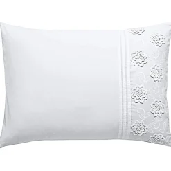 Becquet Linge de lit brodé fleurs - CRÉATION< Les Matières|Housse De Couette